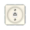 Kompiuterio lizdas VILMA STANDARD ST 150 be rėmelio, 1 vietos (1xRJ45 CAT5E UTP), dramblio kaulo spalvos
