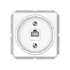 Kompiuterio lizdas VILMA STANDARD ST 150 be rėmelio, 1 vietos (1xRJ45 CAT5E UTP), baltas