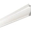 LED grindjuostės profilis su dangteliu ir užbaigimais MOP, baltas, 2m