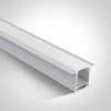 LED įleidžiamas profilis, baltas, 2m, 7912R/W