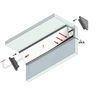 Bikuvalt LED juostos kampinis profilis CABI12 DUO E, anoduoto aliuminio, 2m