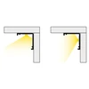 Bikuvalt LED juostos kampinis profilis CABI12 DUO E, anoduoto aliuminio, 2m