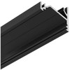 LED juostos kampinis profilis CORNER16.v2, juodas, 4m