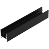 LED juostos paviršinis profilis COZY12 C/U1, juodas, 3m