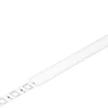 Bikuvalt LED juostos profilio dangtelis A, baltas, 2m