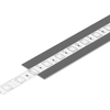 LED juostos profilio dangtelis A6 SLIDE, skaidrus, 2m