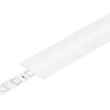 Bikuvalt LED juostos profilio dangtelis A6 SLIDE, baltas, 2m