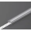 LED juostos profilio dangtelis C CLICK, skaidrus, 2m
