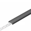 Bikuvalt LED juostos profilio dangtelis C CLICK, juodas, 3m