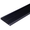 LED juostos profilio dangtelis C10, juodas, 2m