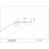 Bikuvalt LED juostos profilio dangtelis C10 CLICK WIDE, 2m