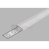LED juostos profilio dangtelis C2 CLICK, skaidrus, 2m