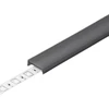 Bikuvalt LED juostos profilio dangtelis C3 CLICK, juodas, 2m