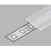 LED juostos profilio dangtelis C3 CLICK, skaidrus, 2m