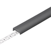LED juostos profilio dangtelis C3 CLICK, juodas, 4m