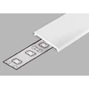 Bikuvalt LED juostos profilio dangtelis C3 CLICK, baltas, 2m