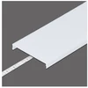 LED juostos profilio dangtelis C8 CLICK, baltas, 2m