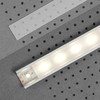 Bikuva.lt LED juostos profilio dangtelis E, matinis, 3m