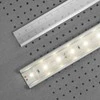 Bikuvalt LED juostos profilio dangtelis F CLICK, skaidrus, 2m