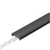 Bikuvalt LED juostos profilio dangtelis F CLICK, juodas, 2m