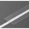 LED juostos profilio dangtelis H SLIDE, skaidrus, 2m