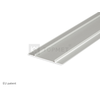 LED juostos profilio dangtelis WALLE12, anoduotas aliuminis, 2m