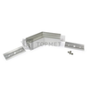 LED juostos profilio LINEA20 135 laipsnių kampinis sujungimas, anoduotas aliuminis