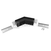 LED juostos profilio LINEA20 135 laipsnių kampinis sujungimas, juodai anoduotas