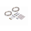 LED juostos profilio pakabinimo rinkinys, baltas, 1,5m ilgio