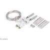 LED juostos profilio pakabinimo rinkinys, baltas, 1,5m ilgio