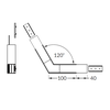 LED juostos profilio VARIO30-02 120 laipsnių kampinis sujungimas, anoduotas aliuminis