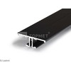 LED juostos profilis BACK10 A/UX, juodas, 1m