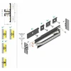 LED juostos profilis BACK10 A/UX, juodas, 2m