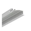 Bikuvalt LED juostos profilis FLAT8 H/UX, anoduotas aliuminis, 2m