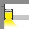 Bikuvalt LED juostos profilis FRAME14 BC/Q, anoduotas aliuminis, 2m