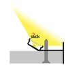 Bikuvalt LED juostos profilis GLOW12 UP A1C, baltas, 2m