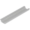 LED juostos profilis GROOVE10 BC/UX, anoduotas aliuminis, 2m