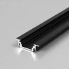 Bikuvalt LED juostos profilis GROOVE10 BC/UX, juodas, 2m