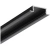 LED juostos profilis GROOVE14.V2 BC3/Y, juodas, 2m