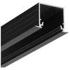 LED juostos profilis LINEA-IN20 EF/U7, juodas, 2m