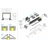 LED juostos profilis LINEA-IN20 EF/U7, juodas, 2m