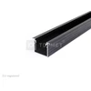 Bikuvalt LED juostos profilis LINEA-IN20 EF/U7, juodas, 2m