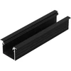 LED juostos profilis LINEA-IN20, juodai anoduotas, 3m