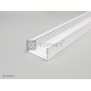 LED juostos profilis LOWI, baltas, 2m