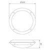 LED juostos profilis LOWI, juodai anoduotas, 3m