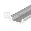 LED juostos profilis QUARTER10 BD/U6, anoduotas aliuminis, 2m