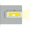LED juostos profilis SLASH8, baltas, 2m