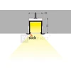 Bikuvalt LED juostos profilis SMART-IN16 BC3/U4, anoduotas aliuminis, 2m