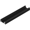 LED juostos profilis SURFACE10 BC/UX, juodas, 2m