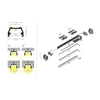Bikuvalt LED juostos profilis UNI12 BCD/U, anoduotas aliuminis, 2m